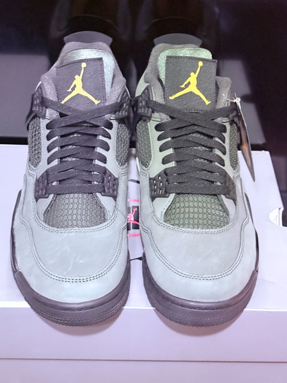 Undefeated x Air Jordan 4 Retro 2025 Green - Size 10 - Brand new with Box - Picture 10 of 14